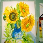 Sunflower Painting is Finished, and What I Learned