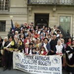 Marching in the Greek Independence Day Parade