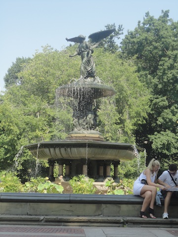 The Angel on Bethesda Fountain in Central Park, NYC