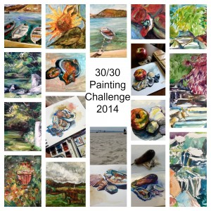 17 paintings in the 30/30 Challenge